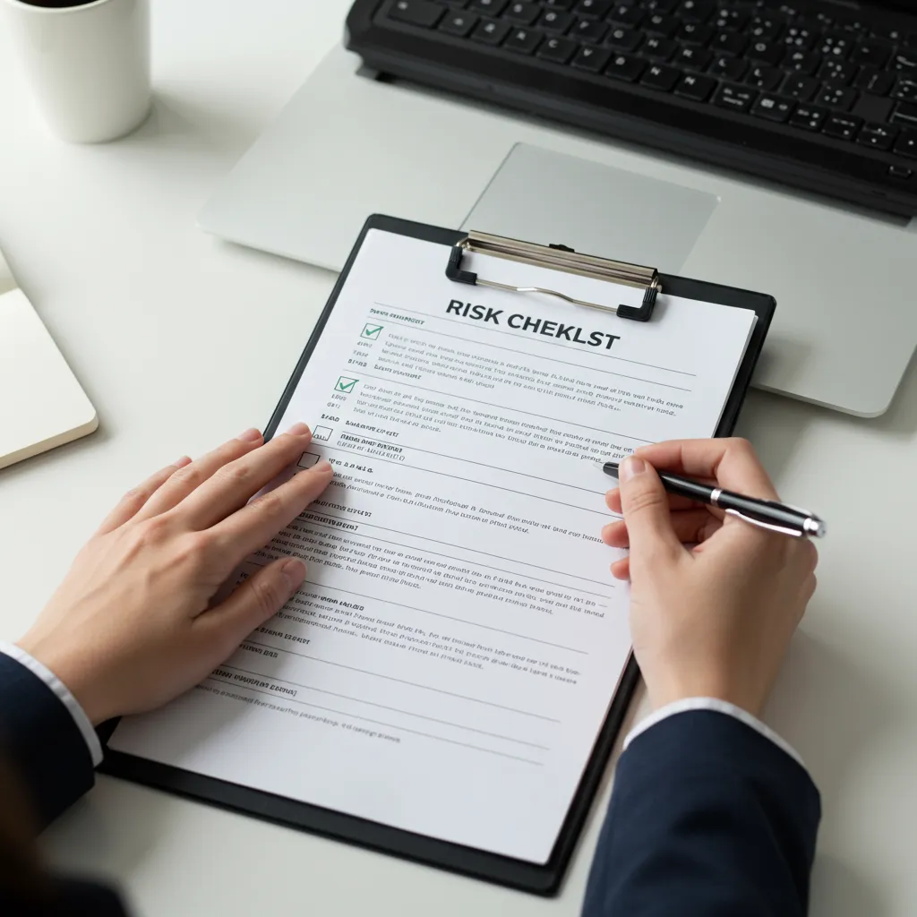 Investisseur vérifiant une liste de critères pour sécuriser son investissement en crowdfunding immobilier