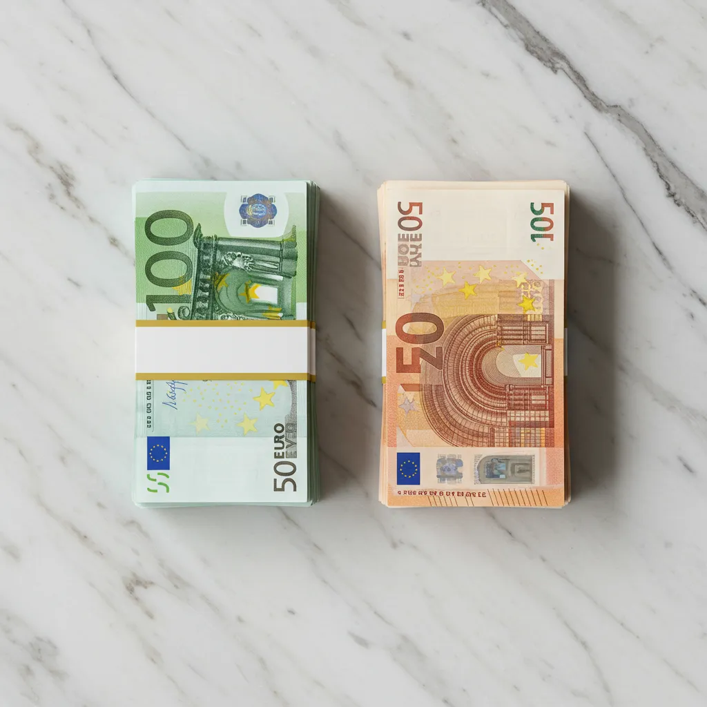 Comparaison visuelle entre deux montants financiers illustrant les régimes fiscaux des versements déduits et non déduits d'un PER