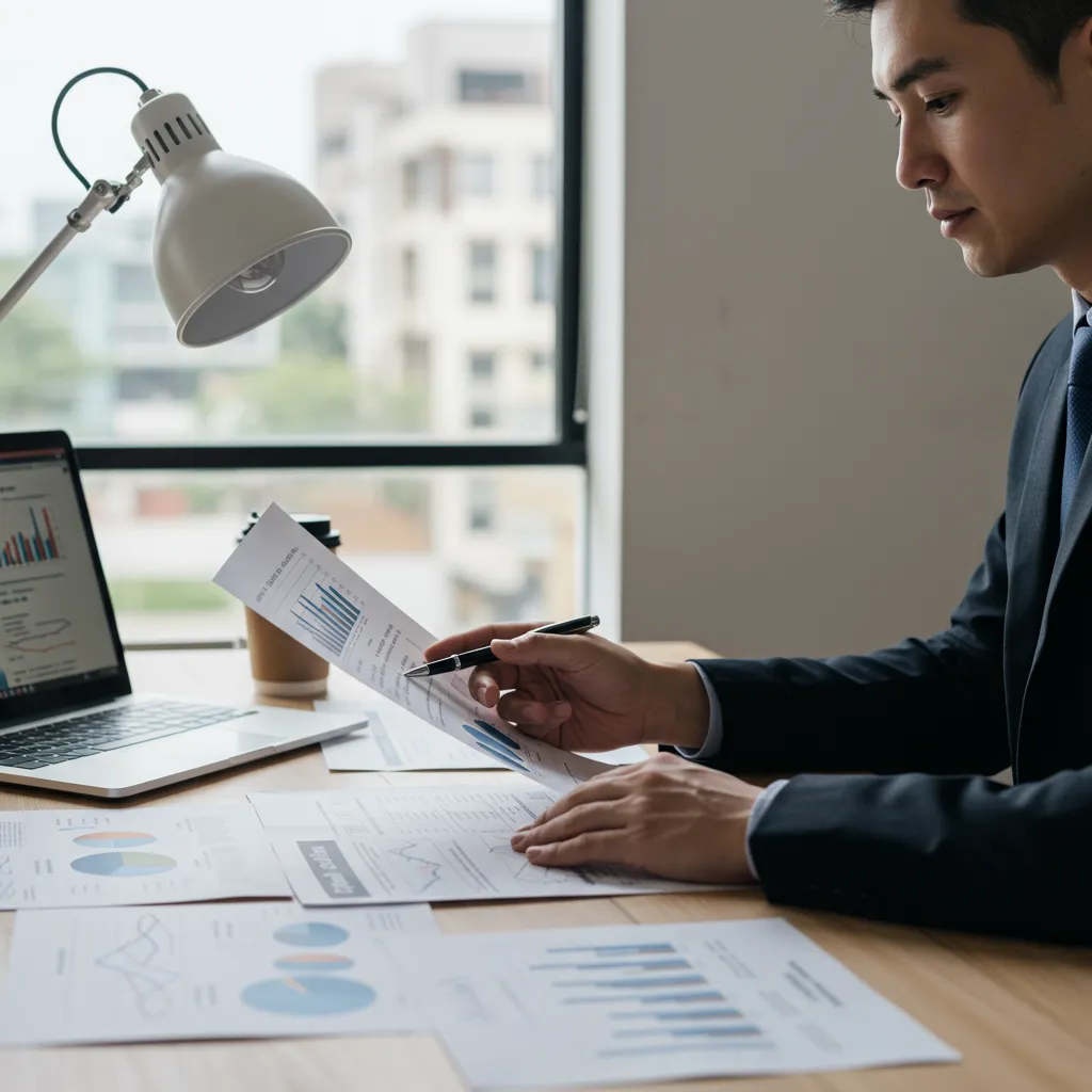 Conseiller financier analysant des graphiques et stratégies d'optimisation fiscale pour des rachats partiels d'assurance-vie