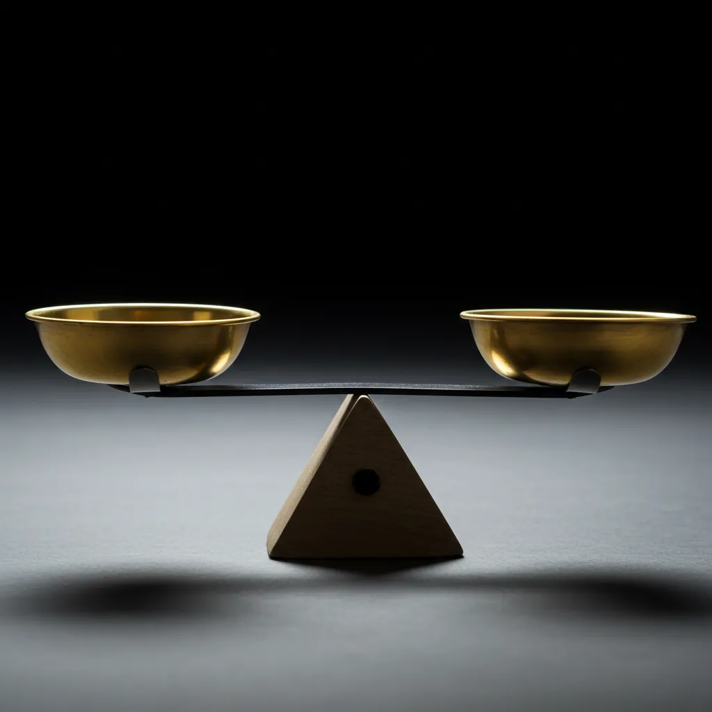 Illustration conceptuelle d'une balance comparant deux mécanismes fiscaux différents