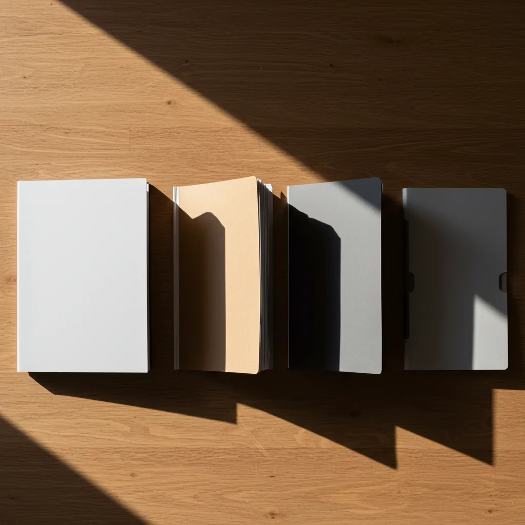 Visualisation des quatre étapes clés du processus d'apport-cession avec des documents arrangés en séquence