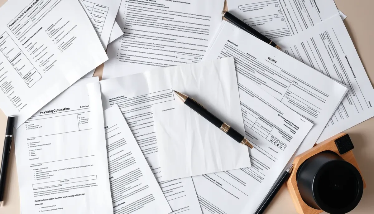 Documents administratifs et dossiers relatifs aux demandes d'aide sociale à l'hébergement en EHPAD