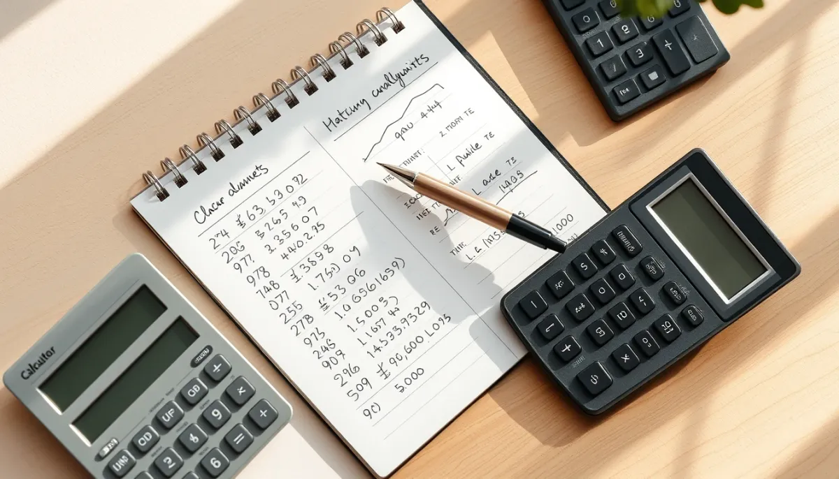 Calculs financiers et analyse d'âge pour déterminer la valeur de l'usufruit