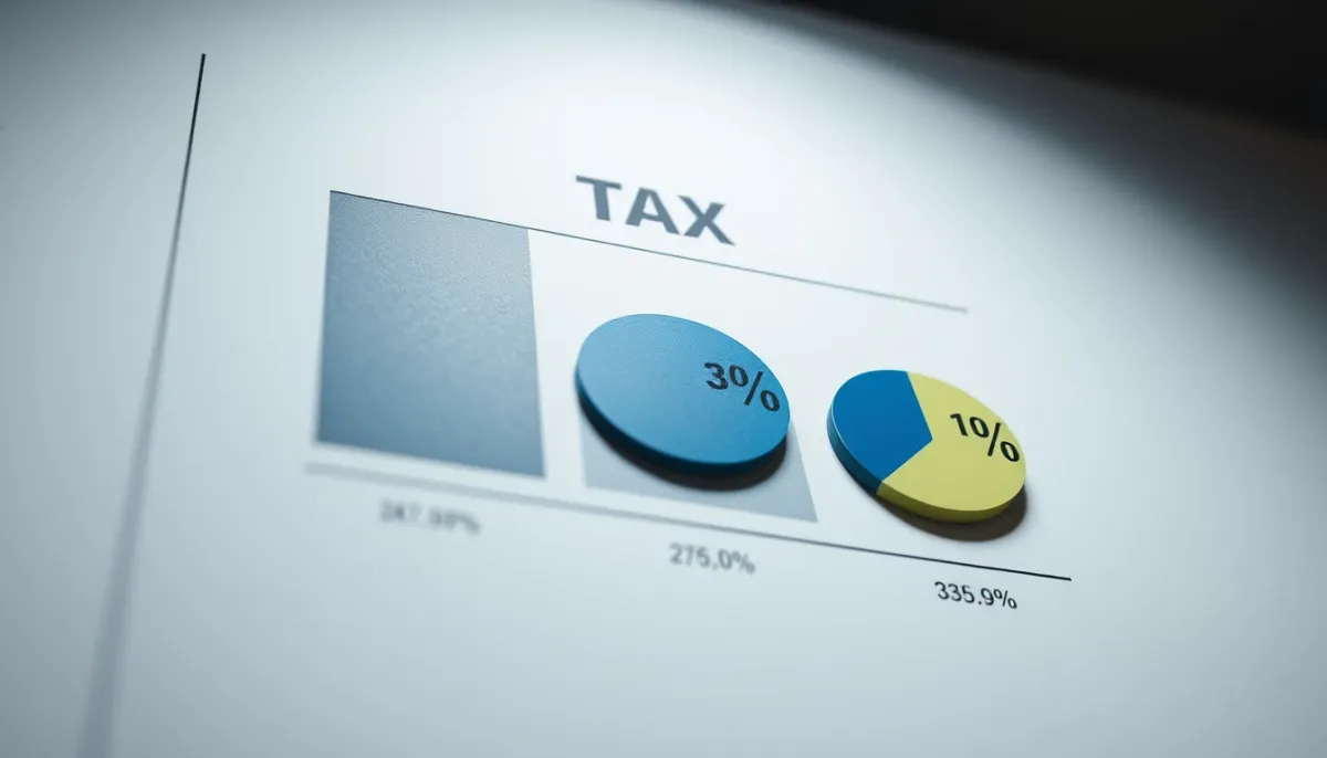 Visualisation détaillée de la décomposition du taux de 17,2% en trois contributions distinctes